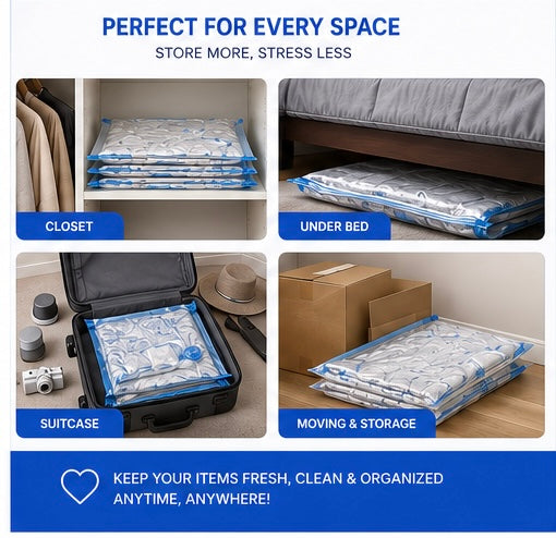 Vacuum Sealed Travel Bags